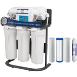 PUR Booster 5 Stufen 600 GPD Direct flow Osmoseanlage + ERSATZFILTERSET