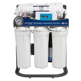 PUR Booster 5 Stufen 600 GPD Direct flow Osmoseanlage + ERSATZFILTERSET Front