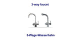 Wasserhähne | 3 Wege Wasserhahn für Ihre Osmoseanlage