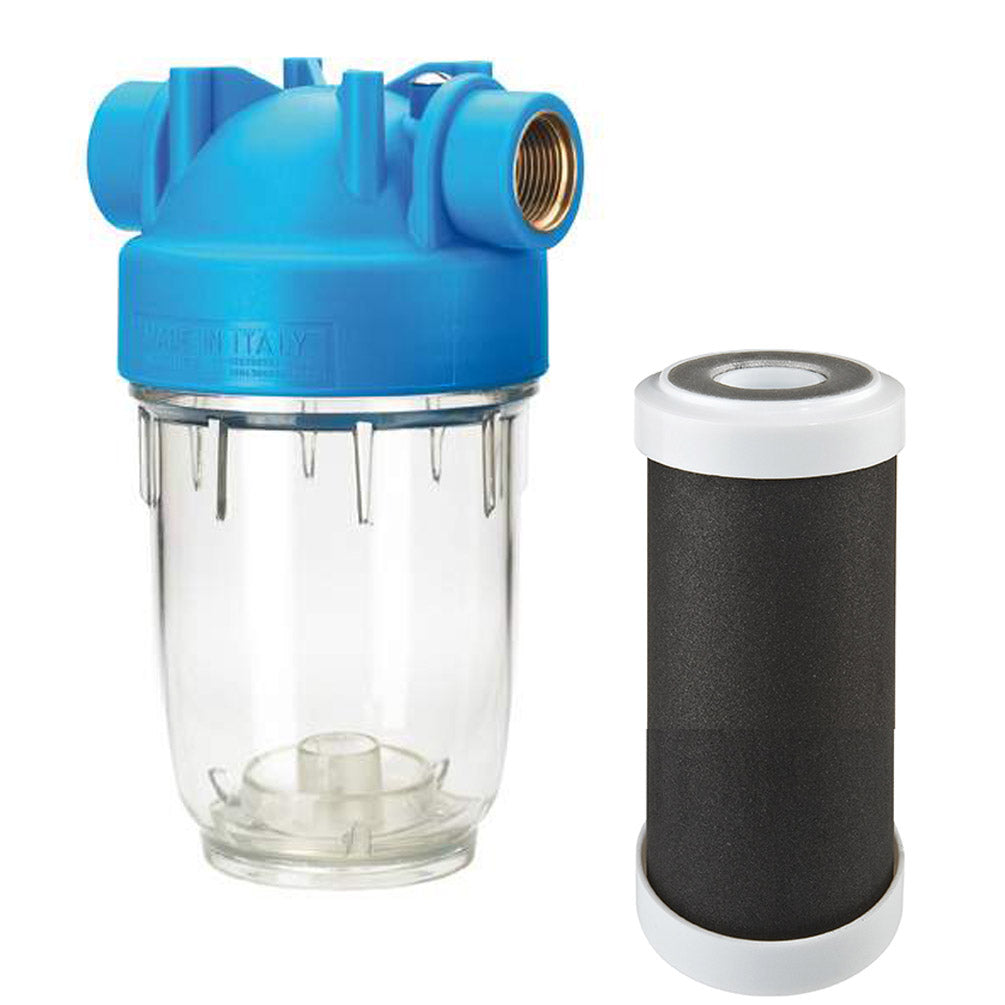 DP 5 - PCA 0,3mcr filtro acqua sottolavello 1/2" - microfiltrazione a blocco di carbone attivo