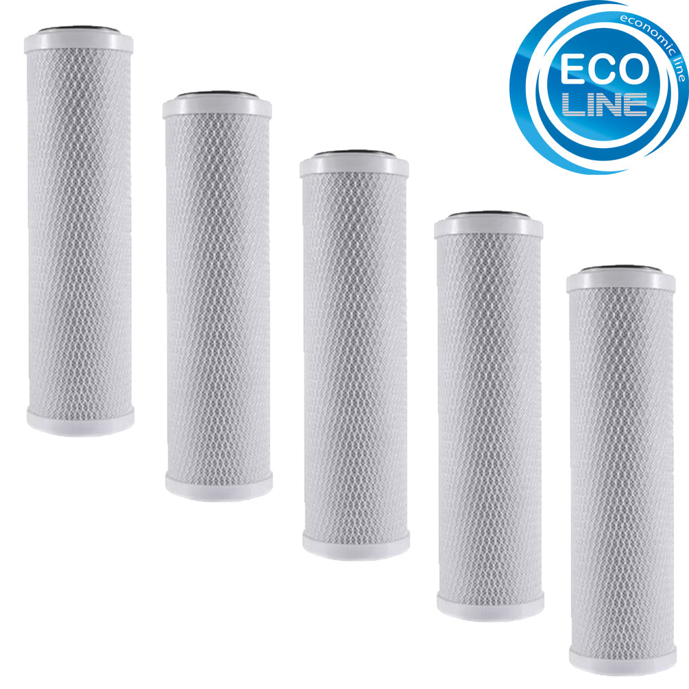 5 x PCB-EC CTO 10 SX 10 mcr - Aktivkohleblock 