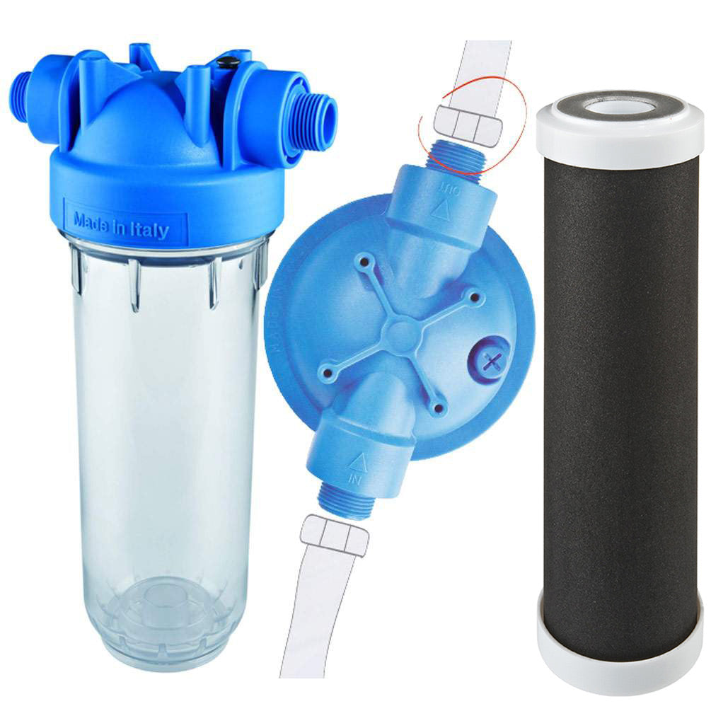 Filtro acqua sottolavello MP-PCA 1/2" - blocco di carbone attivo, microfiltrazione