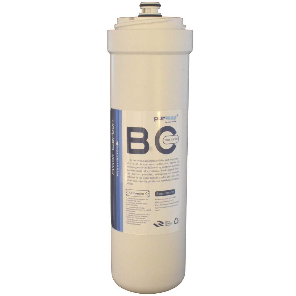 Filtro di ricambio PUR Smart BC 10 mcr a blocco di carbone attivo per acqua, cloro