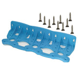 W3 - Supporto da parete (blu) per alloggiamento filtro triplo