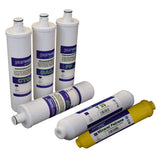 Set filtri osmosi completo di ricambio per PUR Booster Quick 7