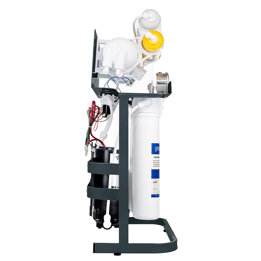Impianto a osmosi inversa PUR Booster Quick a 7 stadi 400 GPD - lato