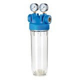 DP M 10 Mono OT TS - корпус filtro singolo manometro