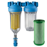 HYDRA BIG DUO Rainmaster 1” - filtro per acqua domestica, filtro per acqua di pozzo